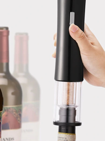 Aplicații de deschidere a sticlelor de vin electric