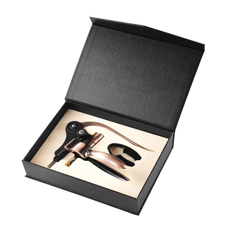 Set de vinuri pliabile cu cutie de carton