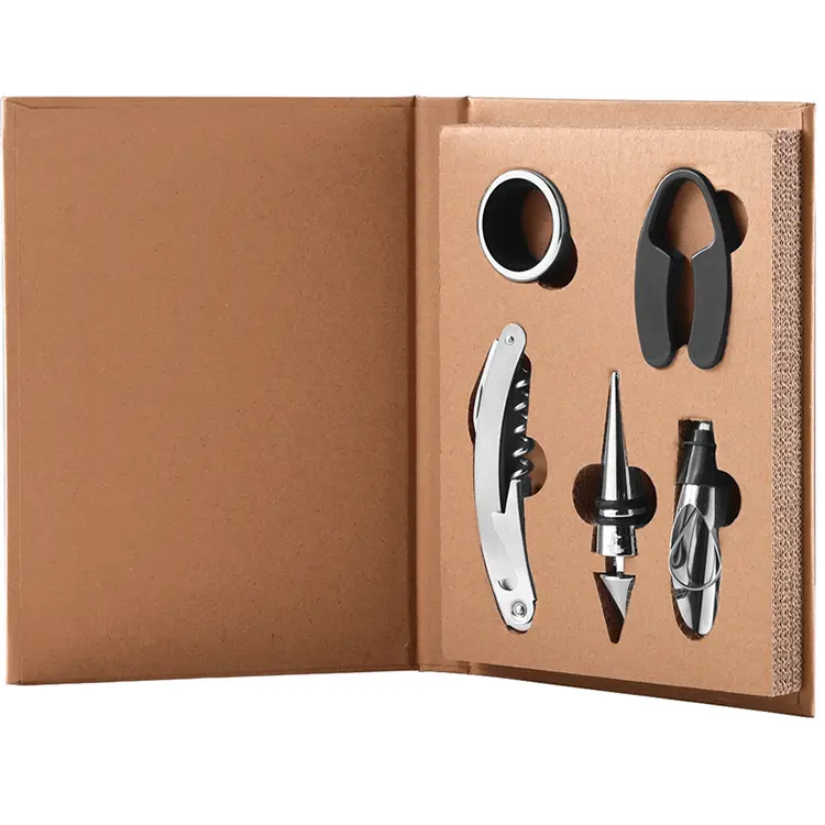 Set de vinuri de culoare din hârtie Kraft